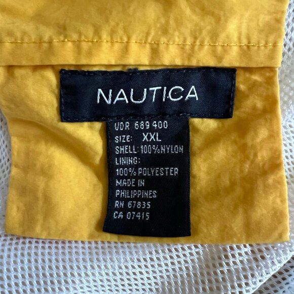 Nautica Men’s Yellow Blue Stripes Swim Trunks Swimwear Suit | Sz XXL - Picture 10 of 15